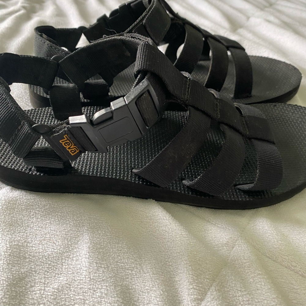Teva Dorado Black Sandals 8/8.5